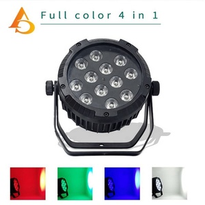 Luz Par LED para Escenarios de Conciertos y Estadios, 12 Piezas, RGBW 4 en 1, IP65, Resistente al Agua, DMX - Product Image 6