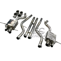 Échappement arrière OEM amélioré en acier inoxydable 304 avec valve électronique pour Maserati GranTurismo GT 4.2 4.7 2007-2016 pour un son riche et puissant