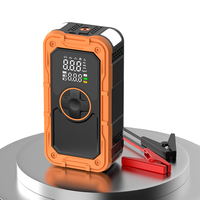Jump Starter Air Compressor 1000A 14.8V Portable Tire Inflator LED Light USB Power Bank 150PSI Digital Screen Emergency Tool Kit