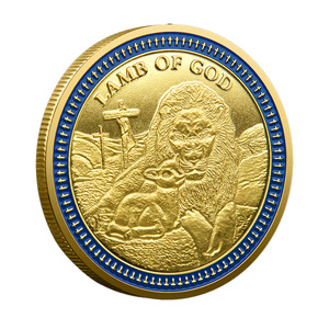 Moneda Conmemorativa Cristiana con Versículo Inspirador, Recuerdo Cristiano, Regalo de Fe para Creyentes, Recordatorio Diario, Sé Fuerte y Valiente - Product Image 5