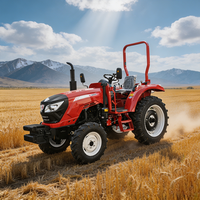 Traktor Mini Pertanian Innovi 4WD Bersertifikasi ISO Mesin Diesel YTO 50HP Torsi Tinggi Penggerak Gigi