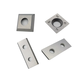 Plaquettes de coupe en carbure remplaçables 15 x 15 x 2,5 pour tête de coupe spirale de dégauchisseuse à bois - Product Image 4