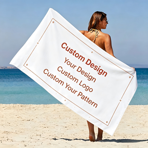 Toalla de Playa de Microfibra de Secado Rápido con Diseño Personalizado al por Mayor - Product Image 1