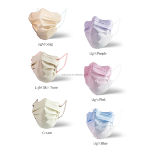 Máscara plana antigotas en forma de mariposa en forma de pétalo Máscara moldeadora de cara empaquetada individualmente - Product Image 5