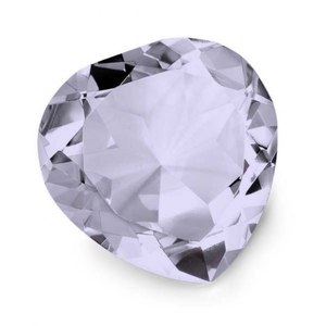 Peso para Papel con Forma de Corazón y Rosa de 55 mm, Accesorio Decorativo para Oficina - Product Image 1