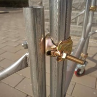 Derfon vente chaude pièces d'échafaudage échafaudage côté support extérieur supports de jambe galvanisé échafaudage stabilisateur