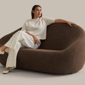 Pouf en tissu créatif nordique Yicheng Beauty Home, tabouret de salon, canapé de détente pour la chambre à coucher, en vente - Product Image 4