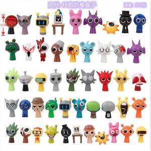 24 Styles Sprunki Incredibox Phase 4 Mini Figures 5CM <b>PVC</b> Sprunki Game Character Model Toy Collectible <b>Blind</b> Box Gift - Product Image 6
