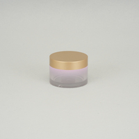 Cosmétiques, Crème pour le corps, Pots à paroi épaisse à couvercle droit, Plastique PET sur mesure, 30 ml, 50 ml, 100 ml, Pot en PET pour miel 250 g
