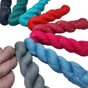 Wholesale <b>100</b>% <b>Linen</b> <b>Yarn</b> for Circular Knitting 24N 28N 36N 48N Long Ring Fancy Embroidery Weaving Crochet Craft - Product Image 1