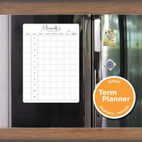 Petualangan Kalender Indah Setiap Bulan-Kalender Meja Cetak Digital LCD Kertas Putih dengan Fungsi Jam Promosi Eksklusif