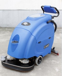 C660 Floor Cleaner Scrubber <b>Machine</b> Portable Commercial <b>Walk</b> Behind Floor Scrubber - Product Image 3