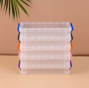 Custom Durable ABS <b>Large</b> Capacity Pencil <b>Box</b> Office & Art Supplies Organizer for Brushes Watercolor Pens & Drawing Tools - Product Image 3