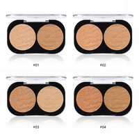 Docolor — poudre à haute brillance en cuivre, photo privée, cosmétiques à haute brillance, contour de maquillage, léger et résistant à l'eau