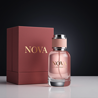 Flacons de parfum cylindriques en verre de luxe personnalisés 30ml 50ml 100ml, emballage de boîte de parfum vide, pulvérisateur à pompe, carton mat, OEM ODM