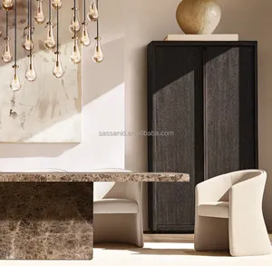 Salle à manger moderne Sassanid OEM design <span class=keywords><strong>scandinave</strong></span> <span class=keywords><strong>Fauteuil</strong></span> de salle à manger en <span class=keywords><strong>tissu</strong></span> Gia - Product Image 2