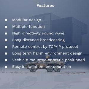 Joran dengan pengendali burung di bandara perangkat pencegah gelombang suara perangkat akustik jangkauan jauh Lrad - Product Image 3