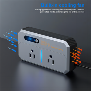 Adaptateur secteur de voiture chargeur usb 200w onduleur de voiture dc 12v à 110v convertisseur ca camion 24v à ac onduleur de batterie de voiture - Product Image 2