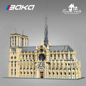 Baka 33202-33238 <span class=keywords><strong>Notre-Dame</strong></span> Street View Series, Bloques de Construcción Educativos de Plástico ABS para Hombre, Modelo de Adorno - Product Image 5