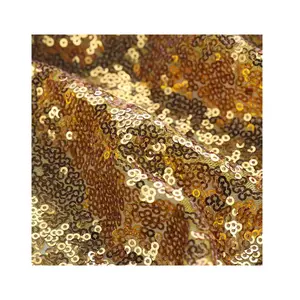 3mm glitter Sequin Transparent Sheet Mesh Fabric in Multiple colors Cross-border Apparel metallic Sequin in 3mm