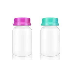 Fabricants de biberons de collecte de lait maternel standard sans BPA personnalisés, biberons de stockage de lait maternel