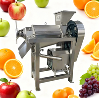 Hoog corrosiebestendige spiraalpers 80KG capaciteit 220V 2200W Eenvoudig reinigingssysteem voor fruit- en groenteverwerking dranken