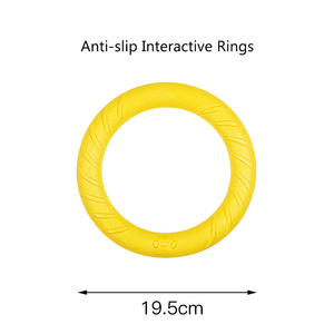 Juguete Resistente para Perros, Discos Voladores Interactivos con Anillo de Tracción y Pelota Sólida para Perros Pequeños, Medianos y Grandes, el Mejor Regalo para Cumpleaños y Días Festivos - Product Image 3