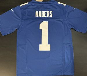 <span class=keywords><strong>Maillot</strong></span> de football de New York 2026 # <span class=keywords><strong>Maillot</strong></span> américain brodé 1 Malik Nabers Jaxson Dart Dexter Lawrence Cam Skattebo Abdul Carter - Product Image 3