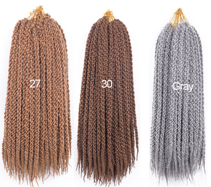 <span class=keywords><strong>Treccine</strong></span> Sintetiche in Fibra Resistente alle Alte Temperature 4x Twist Box Braids Facili da Indossare, <span class=keywords><strong>Extension</strong></span> per Capelli da 20 Pollici per Donne <span class=keywords><strong>Nere</strong></span> - Product Image 5