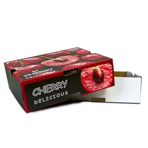 Customized Logo Good Quality Recycle Exquisite Heaven And Earth Cover 1kg 2kg 5kg Cherry Packaging Box