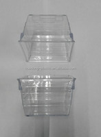 Organisateur de tiroir carré transparent en PS recyclable pour produits ménagers, marque Huadong, personnalisable et écologique