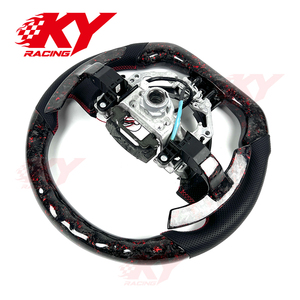 Volante Deportivo de Fibra de Carbono para Toyota 86 GT86 GR86 GTS TRD Subaru BRZ, Compatible con Pantalla LED de RPM - Product Image 4