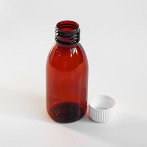 100ml 150ml 250ml 350ml Weithals Bernstein Pharmazeut ische Medizin Pille Kapsel Glasflaschen mit Deckel Hustens aft Glasflasche - Product Image 3