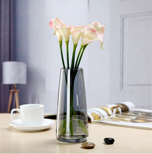 Florero de vidrio soplado a mano para plantas, florero decorativo de flores, estilo Ins, 22cm, venta al por mayor - Product Image 4