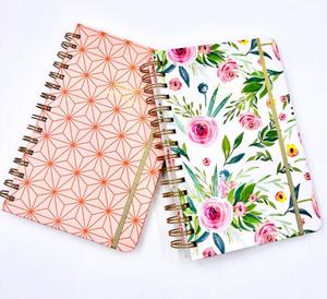 Cá nhân hoá đám cưới của khách Cuốn sách với Vàng tem Logo tùy chỉnh máy tính xách tay xoắn ốc bìa làm bằng PP yên khâu may RÀNG BUỘC - Product Image 2