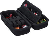 Custodia Antiurto per Freccette, Borsa da Viaggio Impermeabile per Freccette con Scomparti in Schiuma Pretagliata, Cinghie Elastiche e Tasche in Rete