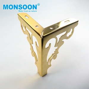 Patas de Repuesto para Muebles, Patas de Sofá en Cromo Dorado, Accesorios de Hardware para Sofá, Cocina, Sala de Estar - Product Image 1
