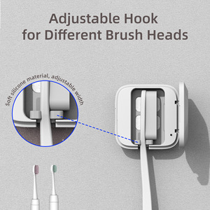 Smart <b>Toothbrush</b> <b>Holder</b> UVC 99 Percent Sterilization 65C Constant Temperature Drying Portable Compact Travel Home Bathroom Tool - Product Image 4