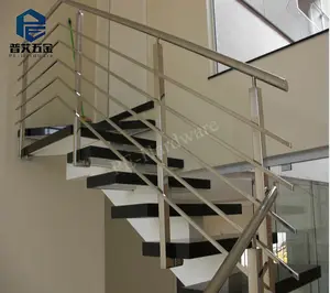 सरल डिजाइन स्टील और लकड़ी के सीढ़ी