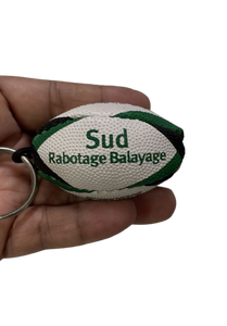 2024 Rugby Ball Sports Keychain Caoutchouc personnalisé avec crochet pour clés et sacs Style unisexe pour adultes - Product Image 2