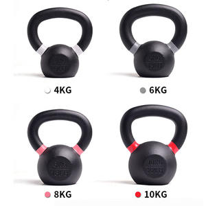 Esportes tigre 35 Kettlebell de Ferro Fundido De Peso <span class=keywords><strong>Lbs</strong></span> Natural Sólido Balanço de Fitness Workout - Product Image 5