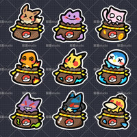 MS Wholesale Cheap Poke Moned Kawaii Mini Magnetic Fridge Magnet Art Fan Collectible Trading Card Board Game Mystery Box Booster