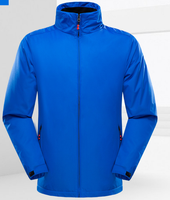 Chaqueta Softshell de invierno informal OEM para hombre, impermeable, con cierre de cremallera, tejido transpirable