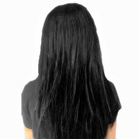 Masque de tête fantôme Sadako d'horreur en PVC, 1 couleur, pour maison hantée, Halloween, fête costumée, nouveautés, vente en gros