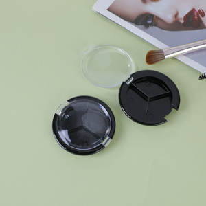 Estuche Cosmético Redondo de Plástico de 36.5mm, Portátil, para Polvo, Iluminador, Corrector, Rubor, con Tapa Transparente para Guardar Maquillaje - Product Image 3