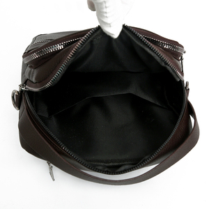 Bolso Bandolera de Piel Sintética Impermeable para Hombre, de Alta Calidad OEM, Moderno y Elegante - Product Image 3