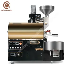 self commercial 1 kg stainless steel drum roaster chaff cyclone for coffee roasting machine