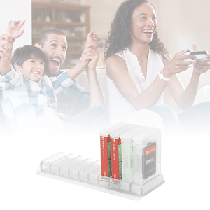 Étui de protection universel pour Nintendo <span class=keywords><strong>Switch</strong></span> 2, cartes de jeu, cartouches <span class=keywords><strong>Switch</strong></span> OLED/<span class=keywords><strong>Lite</strong></span> et cartes Micro SD - Boîte de rangement transparente - Product Image 6