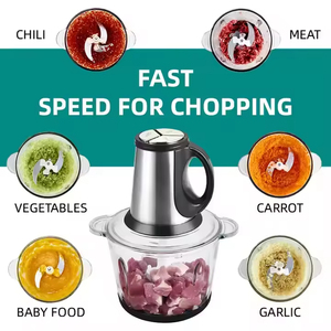 <b>Home</b> Kitchen Chopper Food Grinders 3L Electric Stainless Steel <b>Home</b> Kitchen Meat Grinder Slicer <b>Small</b> Automatic Food Chopper - Product Image 5