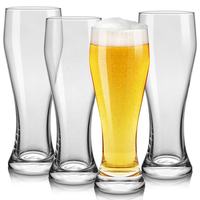 Verre à bière bavaroise personnalisé avec logo, soufflé à la main en verre sodalime, sans BPA, compatible lave-vaisselle, grande capacité, pour bar